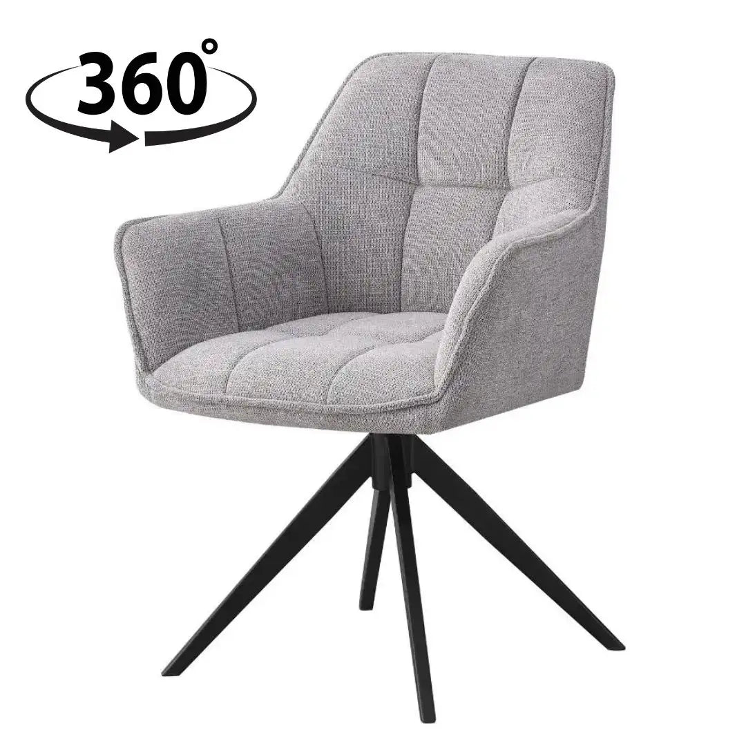 Eetkamerstoel Elise Creme Draaibaar