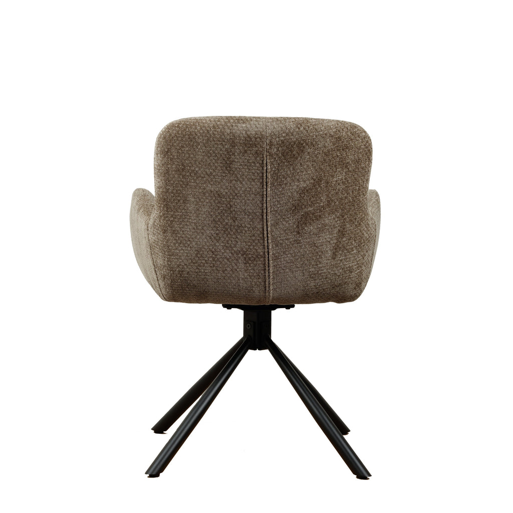 Leta Draaistoel - Khaki - Chenille