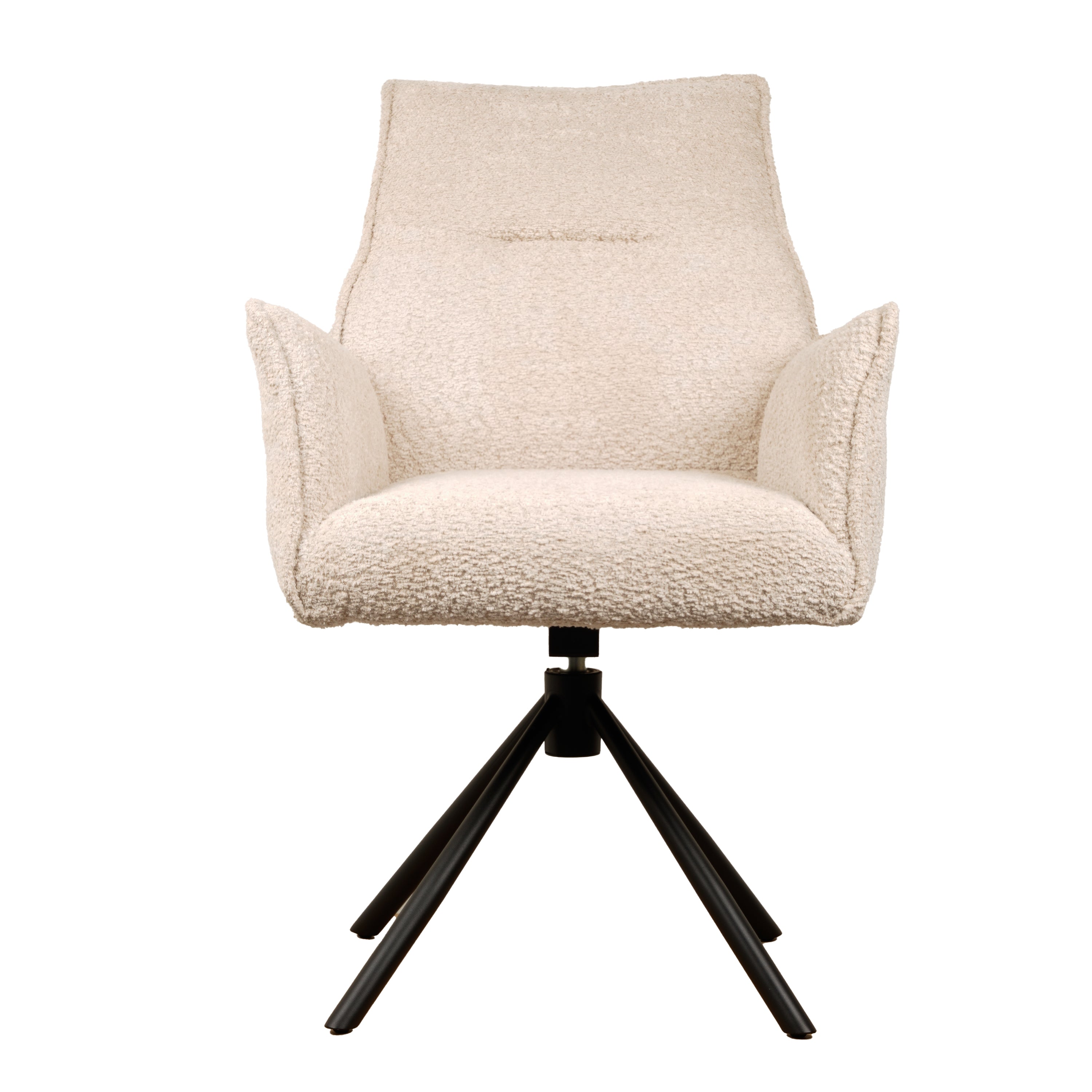 Nora Draaistoel - Beige - Chenille