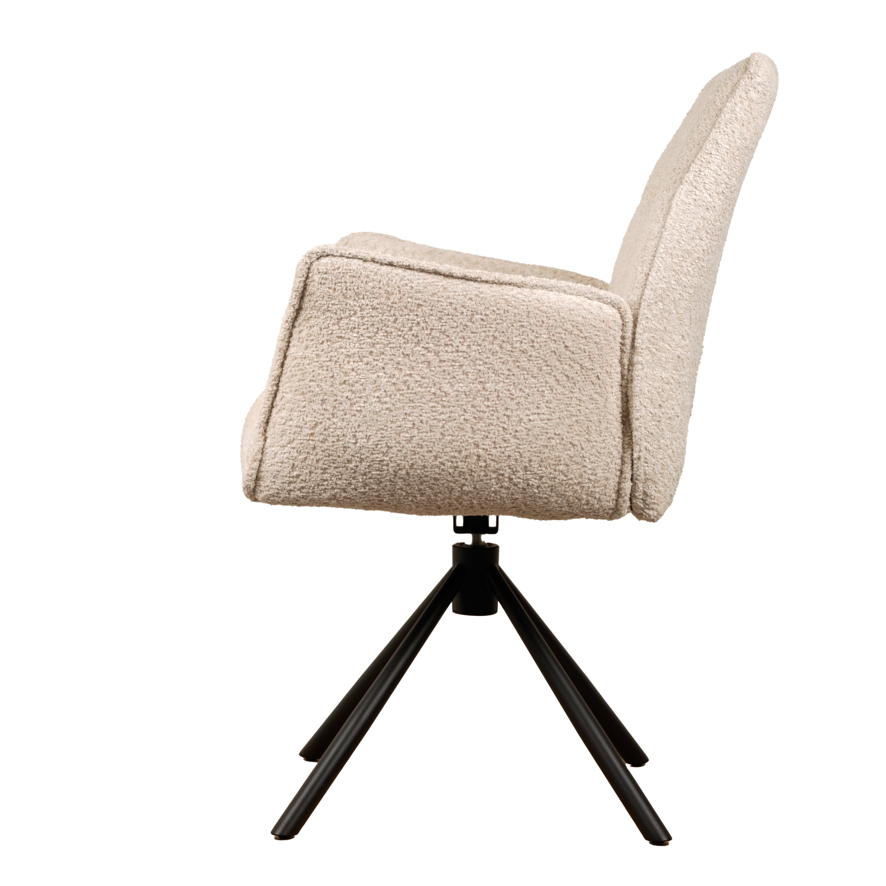 Nora Draaistoel - Beige - Chenille