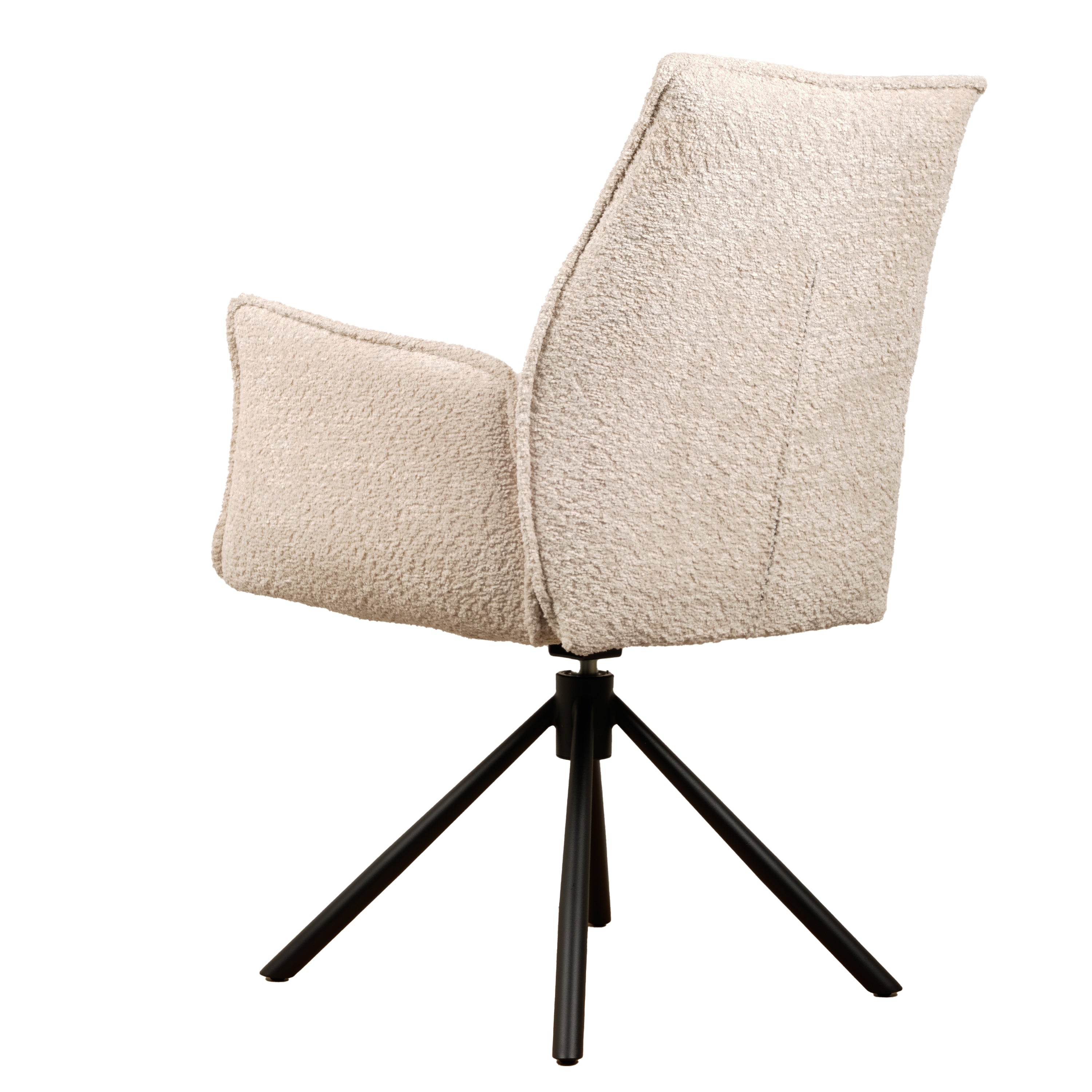 Nora Draaistoel - Beige - Chenille