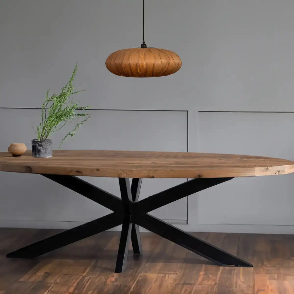 Eettafel Jos Ovaal - Mangohout