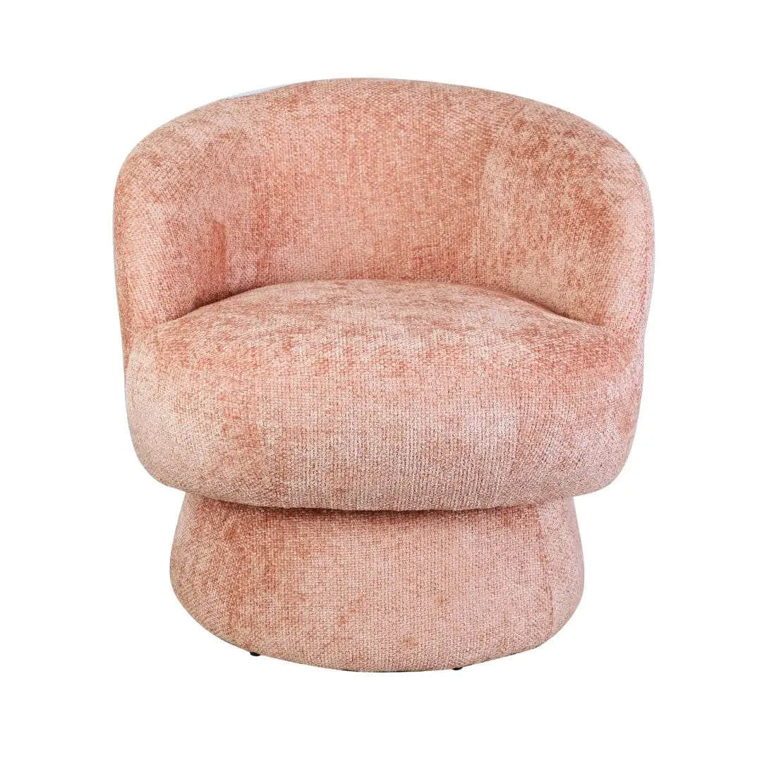 Fauteuil Suzy Terra/Oud Roze Draaibaar