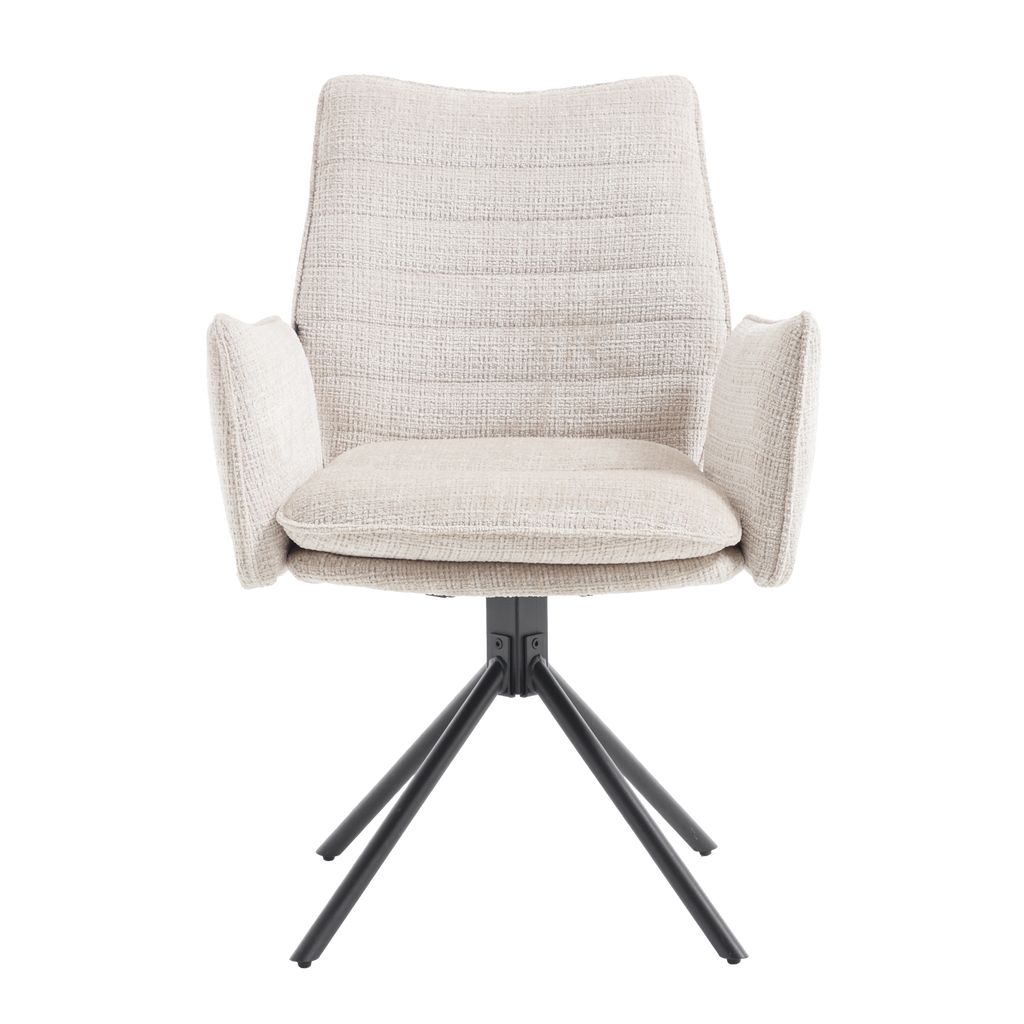 Eetkamerstoel Tim Cremona 02 Lichtbeige