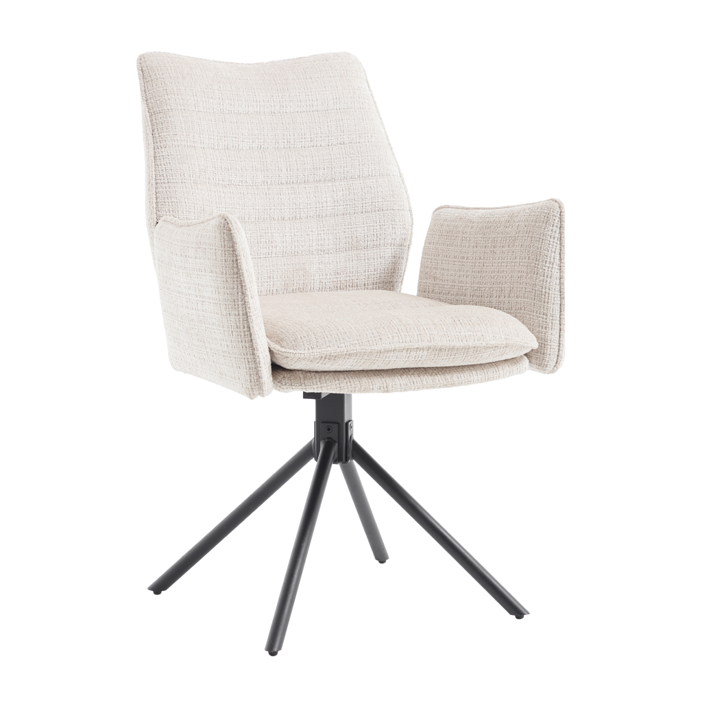 Eetkamerstoel Tim Cremona 02 Lichtbeige