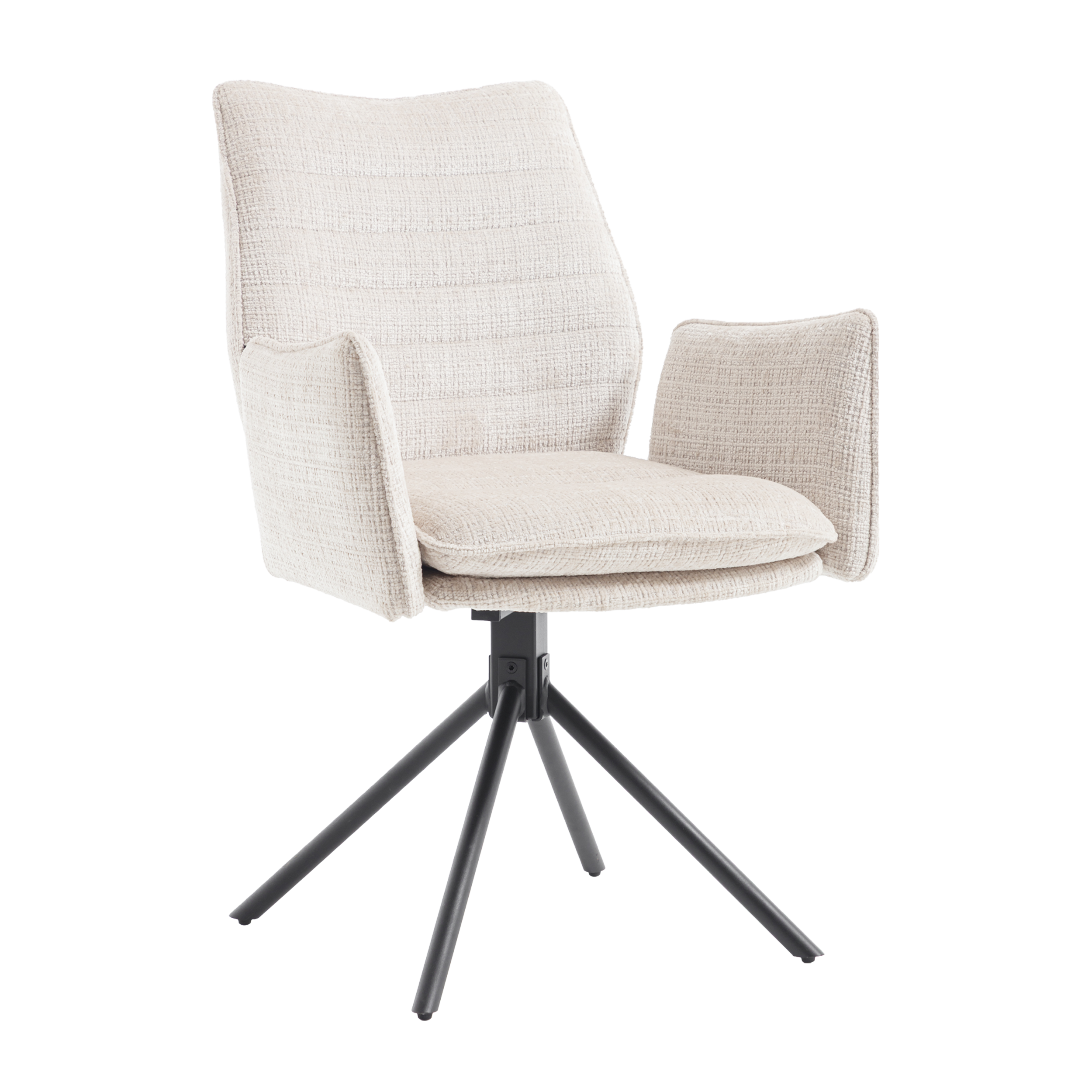Eetkamerstoel Tim Cremona 02 Lichtbeige