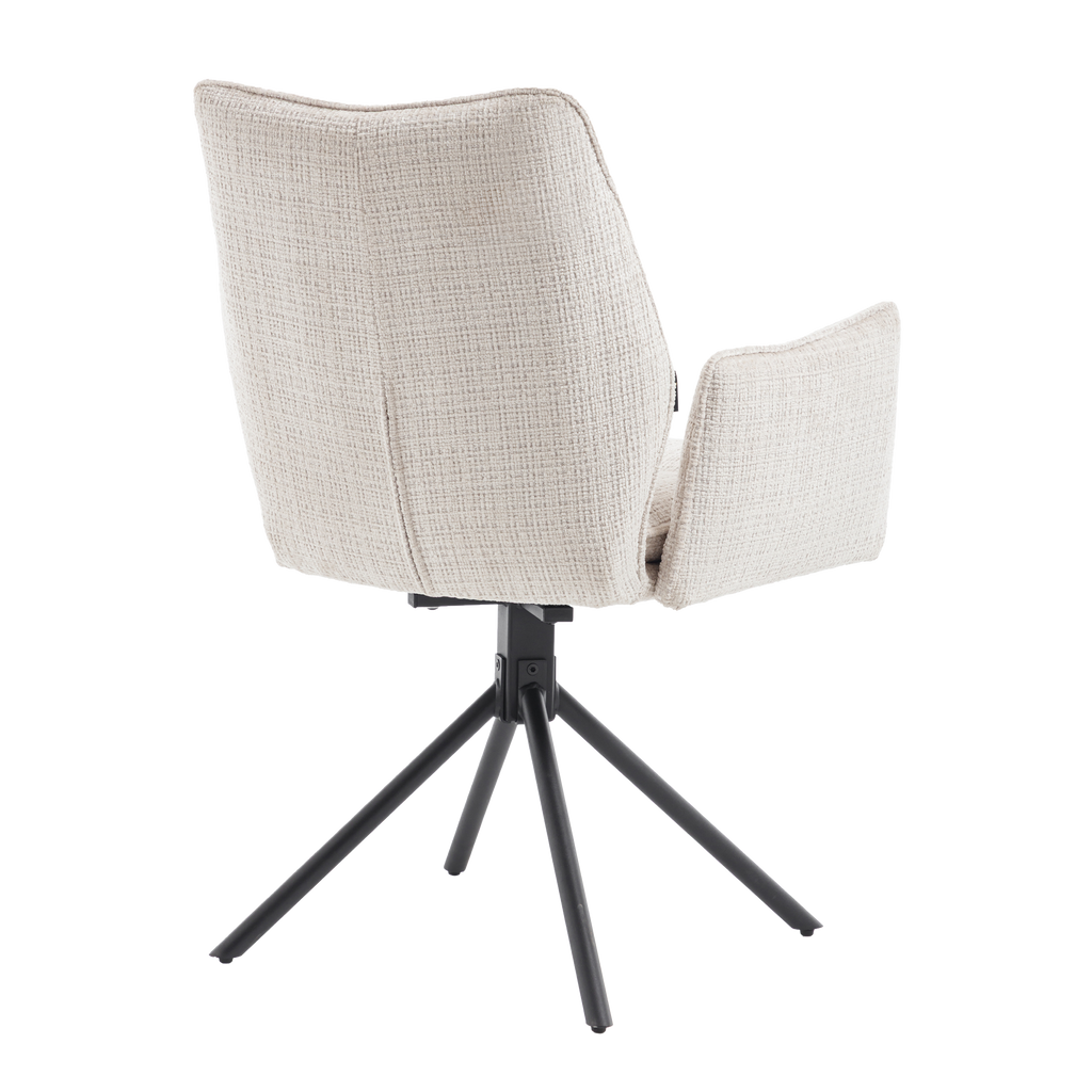 Eetkamerstoel Tim Cremona 02 Lichtbeige