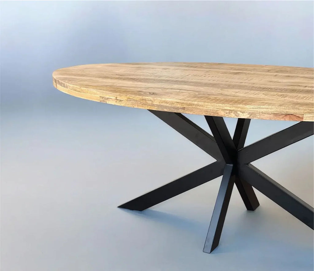 Eettafel Jos Ovaal - Mangohout